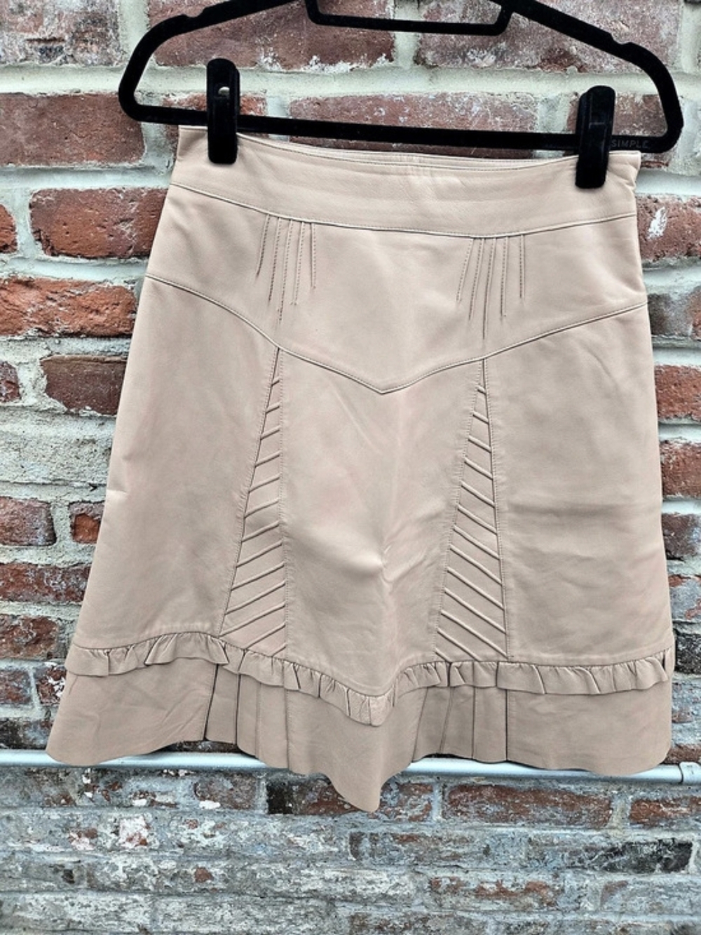 Marc Jacobs Leather Skirt Size 2